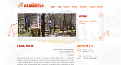 Desktop Screenshot of msbohrova.sk